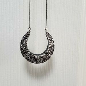 ETRO Crystal Crescent Necklace